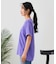 【汗染みの目立ちにくいTシャツ ZEROSTAIN】ロールカフサイドスリットTシャツ 撥水・UVカット機能付き レディース 快適Tシャツ