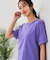 【汗染みの目立ちにくいTシャツ ZEROSTAIN】ロールカフサイドスリットTシャツ 撥水・UVカット機能付き レディース 快適Tシャツ