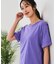 【汗染みの目立ちにくいTシャツ ZEROSTAIN】ロールカフサイドスリットTシャツ 撥水・UVカット機能付き レディース 快適Tシャツ