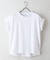 【汗染みの目立ちにくいTシャツ ZEROSTAIN】ロールカフラウンドヘムTシャツ レディース 汗染み防止 撥水加工 多機能