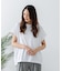 【汗染みの目立ちにくいTシャツ ZEROSTAIN】ロールカフラウンドヘムTシャツ レディース 汗染み防止 撥水加工 多機能