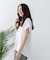 【汗染みの目立ちにくいTシャツ ZEROSTAIN】ロールカフラウンドヘムTシャツ レディース 汗染み防止 撥水加工 多機能