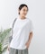 【汗染みの目立ちにくいTシャツ ZEROSTAIN】ロールカフラウンドヘムTシャツ レディース 汗染み防止 撥水加工 多機能