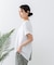 【汗染みの目立ちにくいTシャツ ZEROSTAIN】ロールカフラウンドヘムTシャツ レディース 汗染み防止 撥水加工 多機能