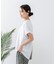 【汗染みの目立ちにくいTシャツ ZEROSTAIN】ロールカフラウンドヘムTシャツ レディース 汗染み防止 撥水加工 多機能
