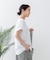 【汗染みの目立ちにくいTシャツ ZEROSTAIN】ロールカフラウンドヘムTシャツ レディース 汗染み防止 撥水加工 多機能