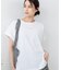 【汗染みの目立ちにくいTシャツ ZEROSTAIN】ロールカフラウンドヘムTシャツ レディース 汗染み防止 撥水加工 多機能