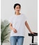 【汗染みの目立ちにくいTシャツ ZEROSTAIN】ロールカフラウンドヘムTシャツ レディース 汗染み防止 撥水加工 多機能
