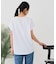 【汗染みの目立ちにくいTシャツ ZEROSTAIN】ロールカフラウンドヘムTシャツ レディース 汗染み防止 撥水加工 多機能