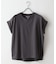 【汗染みの目立ちにくいTシャツ ZEROSTAIN】ロールカフラウンドヘムTシャツ レディース 汗染み防止 撥水加工 多機能
