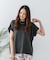 【汗染みの目立ちにくいTシャツ ZEROSTAIN】ロールカフラウンドヘムTシャツ レディース 汗染み防止 撥水加工 多機能
