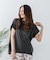 【汗染みの目立ちにくいTシャツ ZEROSTAIN】ロールカフラウンドヘムTシャツ レディース 汗染み防止 撥水加工 多機能