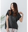 【汗染みの目立ちにくいTシャツ ZEROSTAIN】ロールカフラウンドヘムTシャツ レディース 汗染み防止 撥水加工 多機能