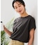 【汗染みの目立ちにくいTシャツ ZEROSTAIN】ロールカフラウンドヘムTシャツ レディース 汗染み防止 撥水加工 多機能