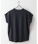 【汗染みの目立ちにくいTシャツ ZEROSTAIN】ロールカフラウンドヘムTシャツ レディース 汗染み防止 撥水加工 多機能