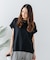 【汗染みの目立ちにくいTシャツ ZEROSTAIN】ロールカフラウンドヘムTシャツ レディース 汗染み防止 撥水加工 多機能