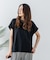 【汗染みの目立ちにくいTシャツ ZEROSTAIN】ロールカフラウンドヘムTシャツ レディース 汗染み防止 撥水加工 多機能