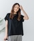 【汗染みの目立ちにくいTシャツ ZEROSTAIN】ロールカフラウンドヘムTシャツ レディース 汗染み防止 撥水加工 多機能