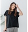 【汗染みの目立ちにくいTシャツ ZEROSTAIN】ロールカフラウンドヘムTシャツ レディース 汗染み防止 撥水加工 多機能