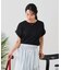 【汗染みの目立ちにくいTシャツ ZEROSTAIN】ロールカフラウンドヘムTシャツ レディース 汗染み防止 撥水加工 多機能