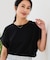 【汗染みの目立ちにくいTシャツ ZEROSTAIN】ロールカフラウンドヘムTシャツ レディース 汗染み防止 撥水加工 多機能