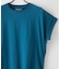 【汗染みの目立ちにくいTシャツ ZEROSTAIN】ロールカフラウンドヘムTシャツ レディース 汗染み防止 撥水加工 多機能
