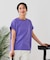 【汗染みの目立ちにくいTシャツ ZEROSTAIN】ロールカフラウンドヘムTシャツ レディース 汗染み防止 撥水加工 多機能