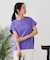 【汗染みの目立ちにくいTシャツ ZEROSTAIN】ロールカフラウンドヘムTシャツ レディース 汗染み防止 撥水加工 多機能