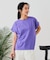 【汗染みの目立ちにくいTシャツ ZEROSTAIN】ロールカフラウンドヘムTシャツ レディース 汗染み防止 撥水加工 多機能