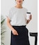 【汗染みの目立ちにくいTシャツ ZEROSTAIN】ロールカフラウンドヘムTシャツ レディース 汗染み防止 撥水加工 多機能