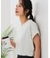 【汗染みの目立ちにくいTシャツ ZEROSTAIN】ロールカフラウンドヘムTシャツ レディース 汗染み防止 撥水加工 多機能