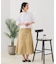 【汗染みの目立ちにくいTシャツ ZEROSTAIN】バルーン袖Tシャツ 撥水・防汚加工 バルーンスリーブ 脇汗対策 大人カジュアル