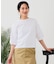 【汗染みの目立ちにくいTシャツ ZEROSTAIN】バルーン袖Tシャツ 撥水・防汚加工 バルーンスリーブ 脇汗対策 大人カジュアル