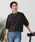 【汗染みの目立ちにくいTシャツ ZEROSTAIN】バルーン袖Tシャツ 撥水・防汚加工 バルーンスリーブ 脇汗対策 大人カジュアル