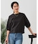 【汗染みの目立ちにくいTシャツ ZEROSTAIN】バルーン袖Tシャツ 撥水・防汚加工 バルーンスリーブ 脇汗対策 大人カジュアル