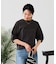 【汗染みの目立ちにくいTシャツ ZEROSTAIN】バルーン袖Tシャツ 撥水・防汚加工 バルーンスリーブ 脇汗対策 大人カジュアル