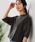 【汗染みの目立ちにくいTシャツ ZEROSTAIN】バルーン袖Tシャツ 撥水・防汚加工 バルーンスリーブ 脇汗対策 大人カジュアル