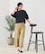 【汗染みの目立ちにくいTシャツ ZEROSTAIN】バルーン袖Tシャツ 撥水・防汚加工 バルーンスリーブ 脇汗対策 大人カジュアル