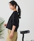 【汗染みの目立ちにくいTシャツ ZEROSTAIN】バルーン袖Tシャツ 撥水・防汚加工 バルーンスリーブ 脇汗対策 大人カジュアル