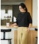 【汗染みの目立ちにくいTシャツ ZEROSTAIN】バルーン袖Tシャツ 撥水・防汚加工 バルーンスリーブ 脇汗対策 大人カジュアル