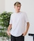 【汗染みの目立ちにくいTシャツ ZEROSTAIN】クルーネックTシャツ 綿タッチ ヘビーウェイト感 防汚・撥水 吸汗速乾 UVカット