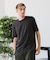 【汗染みの目立ちにくいTシャツ ZEROSTAIN】クルーネックTシャツ 綿タッチ ヘビーウェイト感 防汚・撥水 吸汗速乾 UVカット