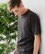 【汗染みの目立ちにくいTシャツ ZEROSTAIN】クルーネックTシャツ 綿タッチ ヘビーウェイト感 防汚・撥水 吸汗速乾 UVカット