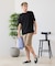 【汗染みの目立ちにくいTシャツ ZEROSTAIN】クルーネックTシャツ 綿タッチ ヘビーウェイト感 防汚・撥水 吸汗速乾 UVカット