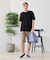 【汗染みの目立ちにくいTシャツ ZEROSTAIN】クルーネックTシャツ 綿タッチ ヘビーウェイト感 防汚・撥水 吸汗速乾 UVカット
