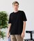 【汗染みの目立ちにくいTシャツ ZEROSTAIN】クルーネックTシャツ 綿タッチ ヘビーウェイト感 防汚・撥水 吸汗速乾 UVカット