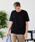 【汗染みの目立ちにくいTシャツ ZEROSTAIN】クルーネックTシャツ 綿タッチ ヘビーウェイト感 防汚・撥水 吸汗速乾 UVカット