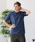 【汗染みの目立ちにくいTシャツ ZEROSTAIN】クルーネックTシャツ 綿タッチ ヘビーウェイト感 防汚・撥水 吸汗速乾 UVカット