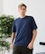 【汗染みの目立ちにくいTシャツ ZEROSTAIN】クルーネックTシャツ 綿タッチ ヘビーウェイト感 防汚・撥水 吸汗速乾 UVカット