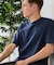 【汗染みの目立ちにくいTシャツ ZEROSTAIN】クルーネックTシャツ 綿タッチ ヘビーウェイト感 防汚・撥水 吸汗速乾 UVカット